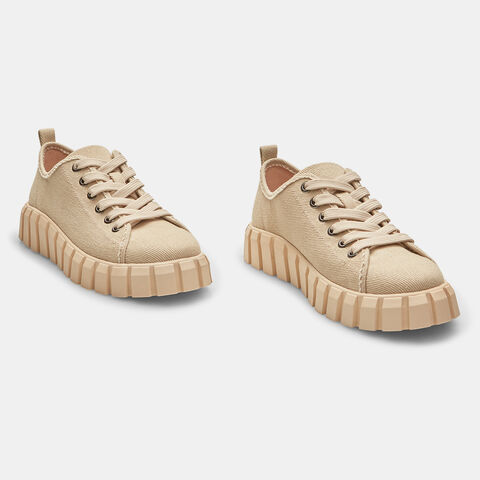 Zapatillas Urbanas Mujer BATA con Cordones, Khaki Zapatillas Urbanas Mujer BATA con Cordones, Khaki